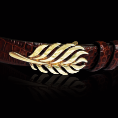 Hand-Cut Belt Buckle